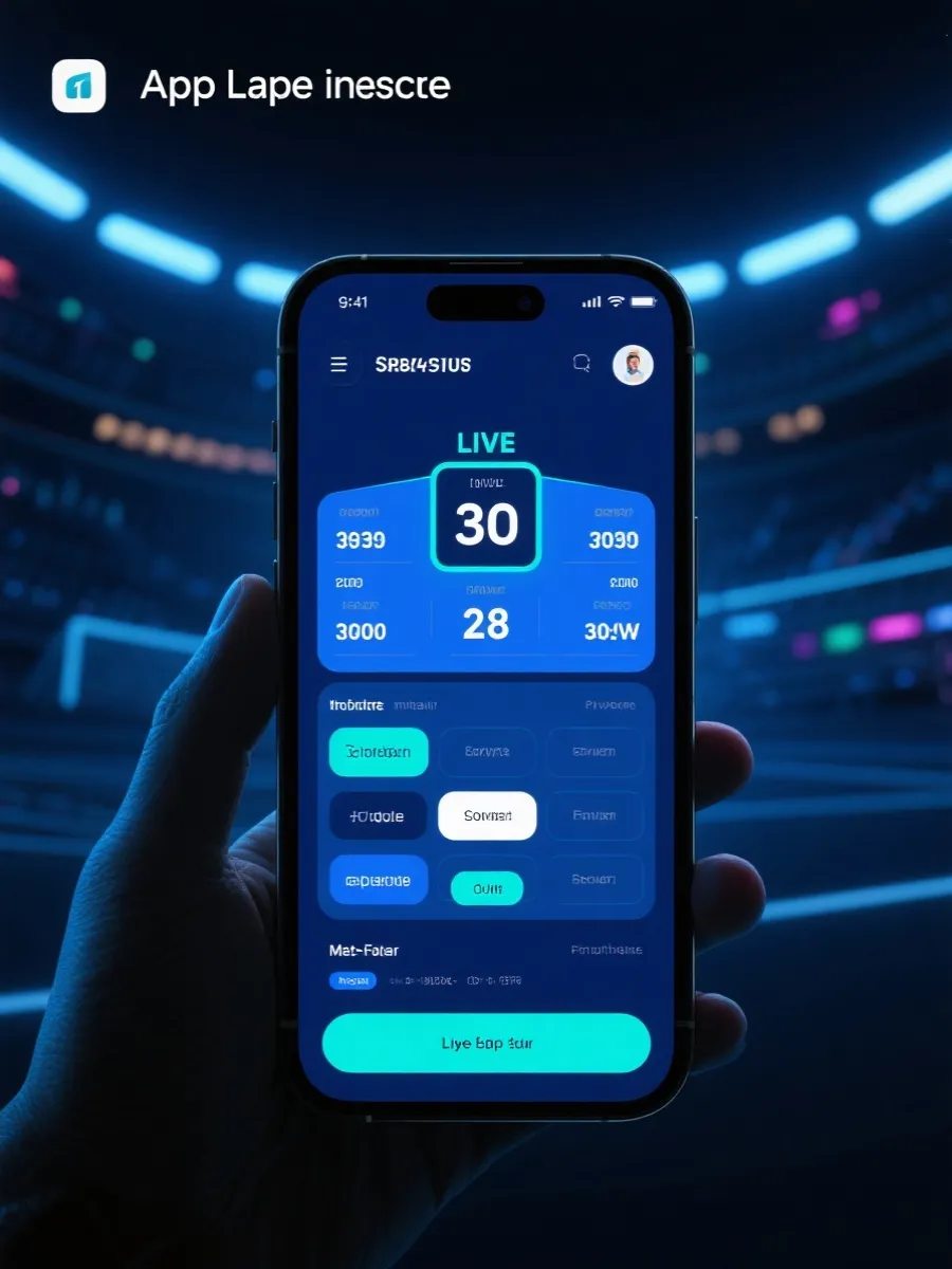 NBA直播App界面预览